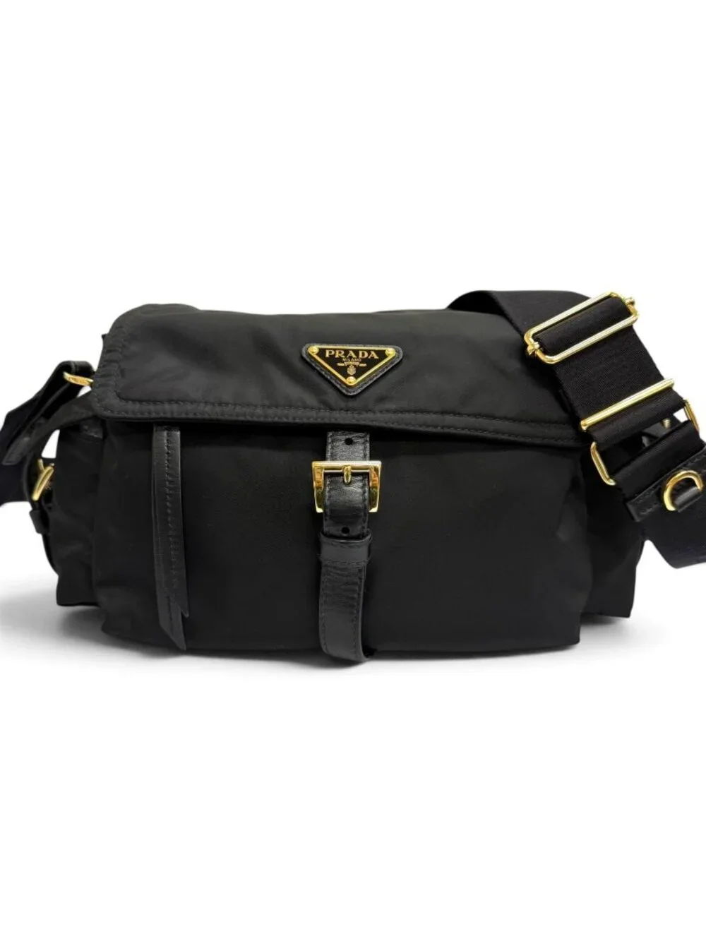 Prada Explorer Medium Triangle Logo Re-Nylon 2-Way Shoulder Bag